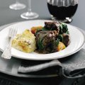 Oxtail stew with celeriac & potato gratin
